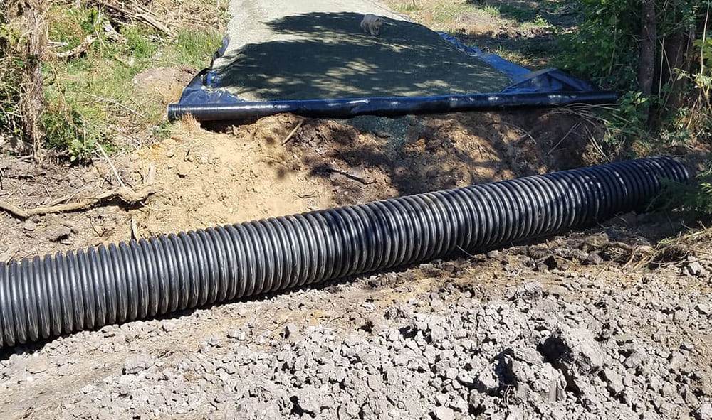 Drain installation and excavation services in Douglas, Coos and Lane County OR